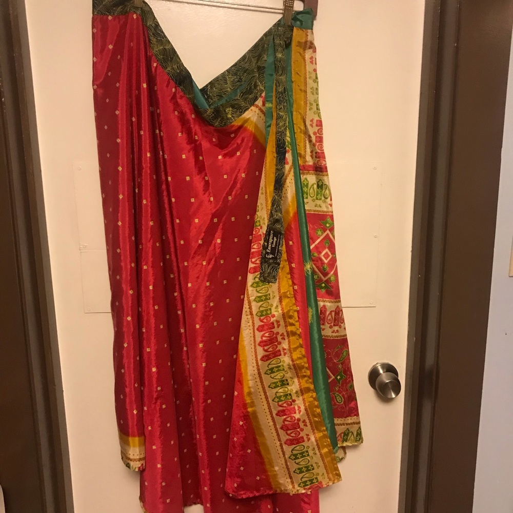 Enwrapture Vintage wrap around skirt